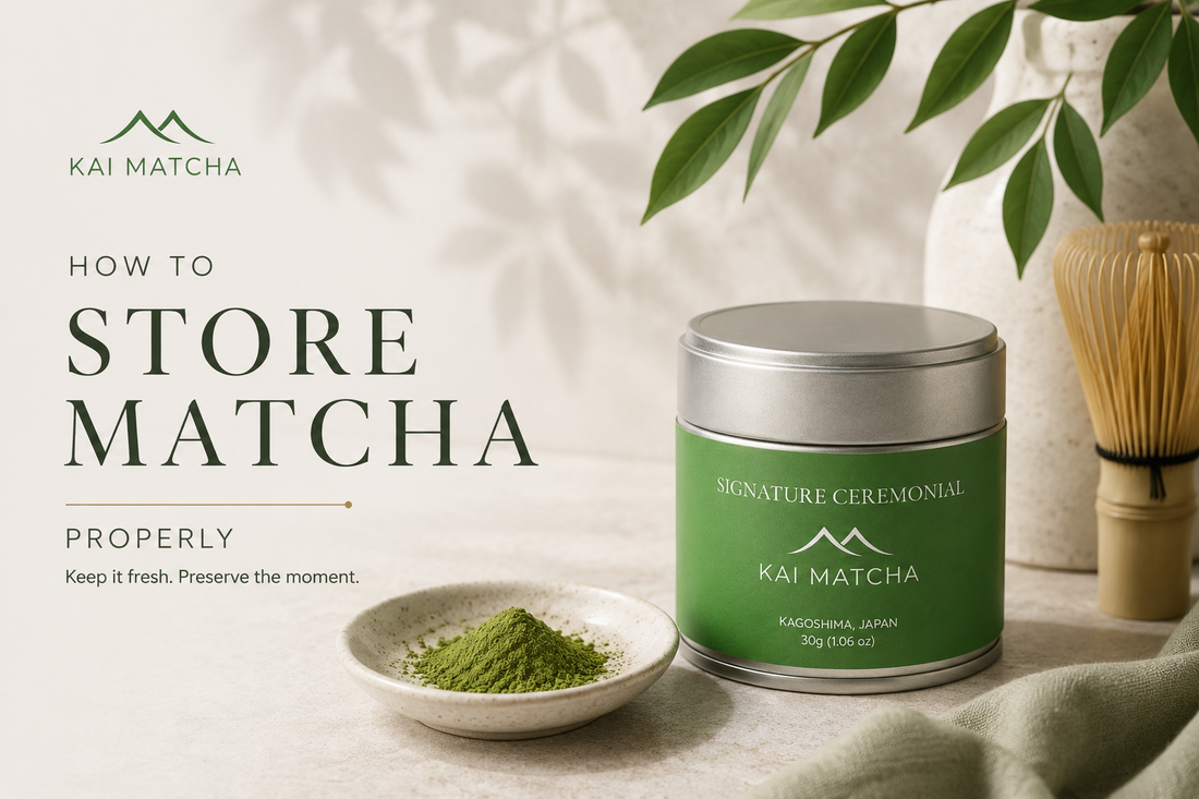 How to Store Matcha Properly and Keep It Fresh Longer