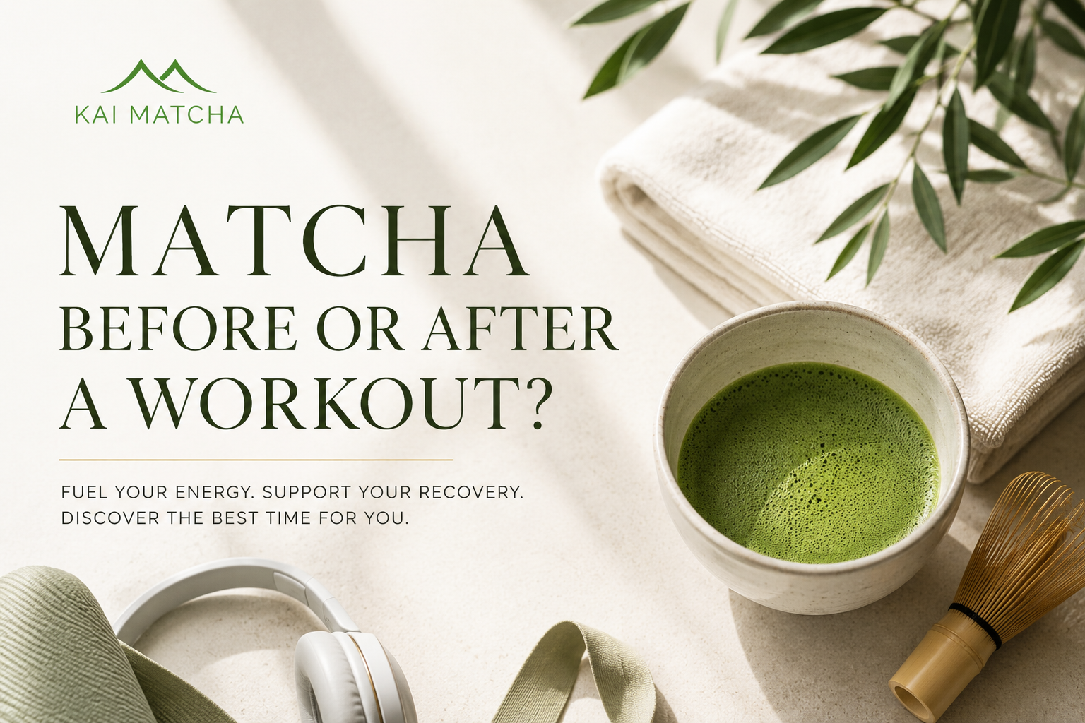 Matcha Before or After a Workout?