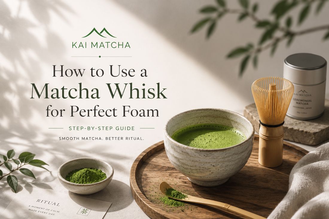 How to Use a Matcha Whisk for Perfect Foam (Step-by-Step Guide)
