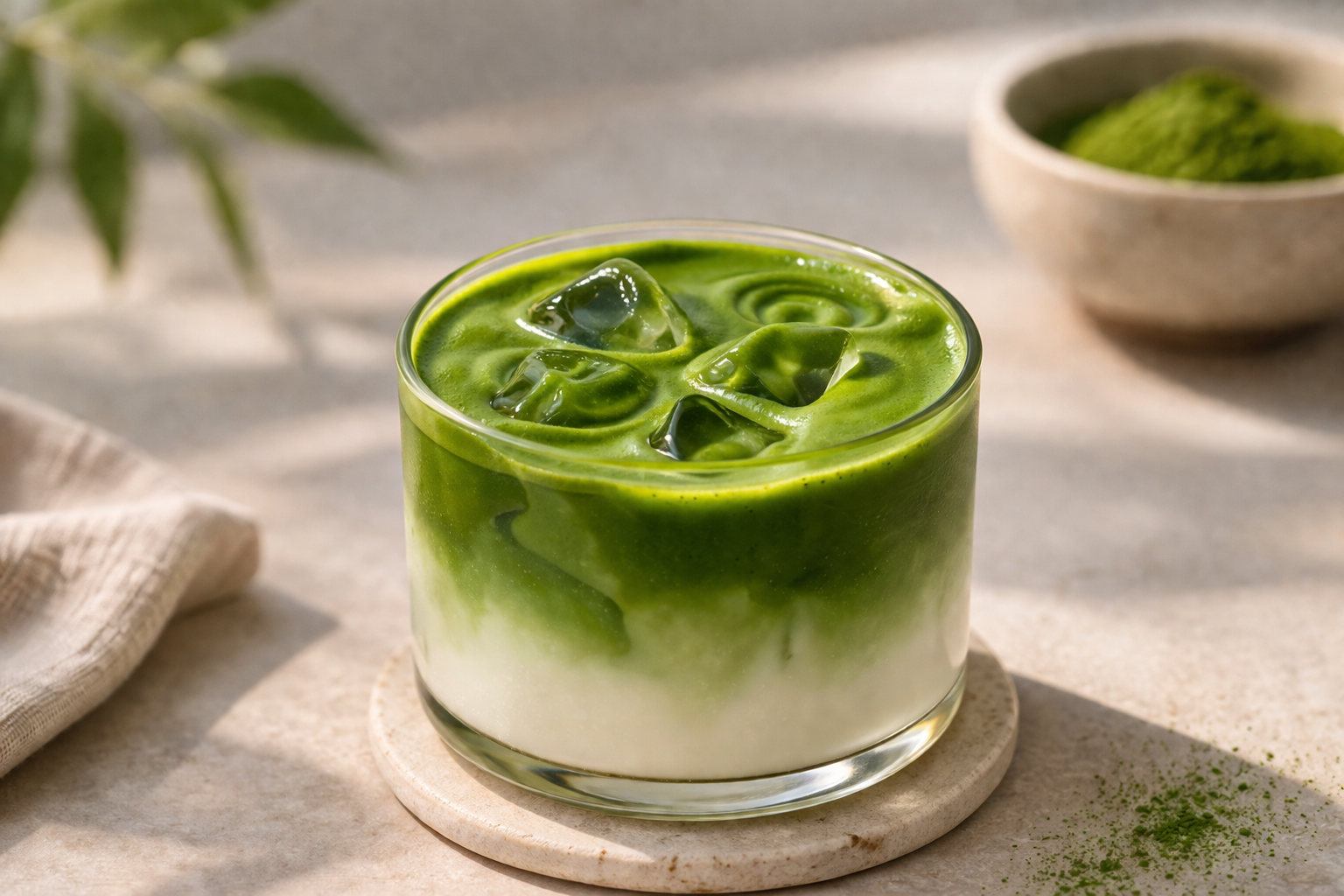 How to Make Iced Matcha Latte in 3 Minutes