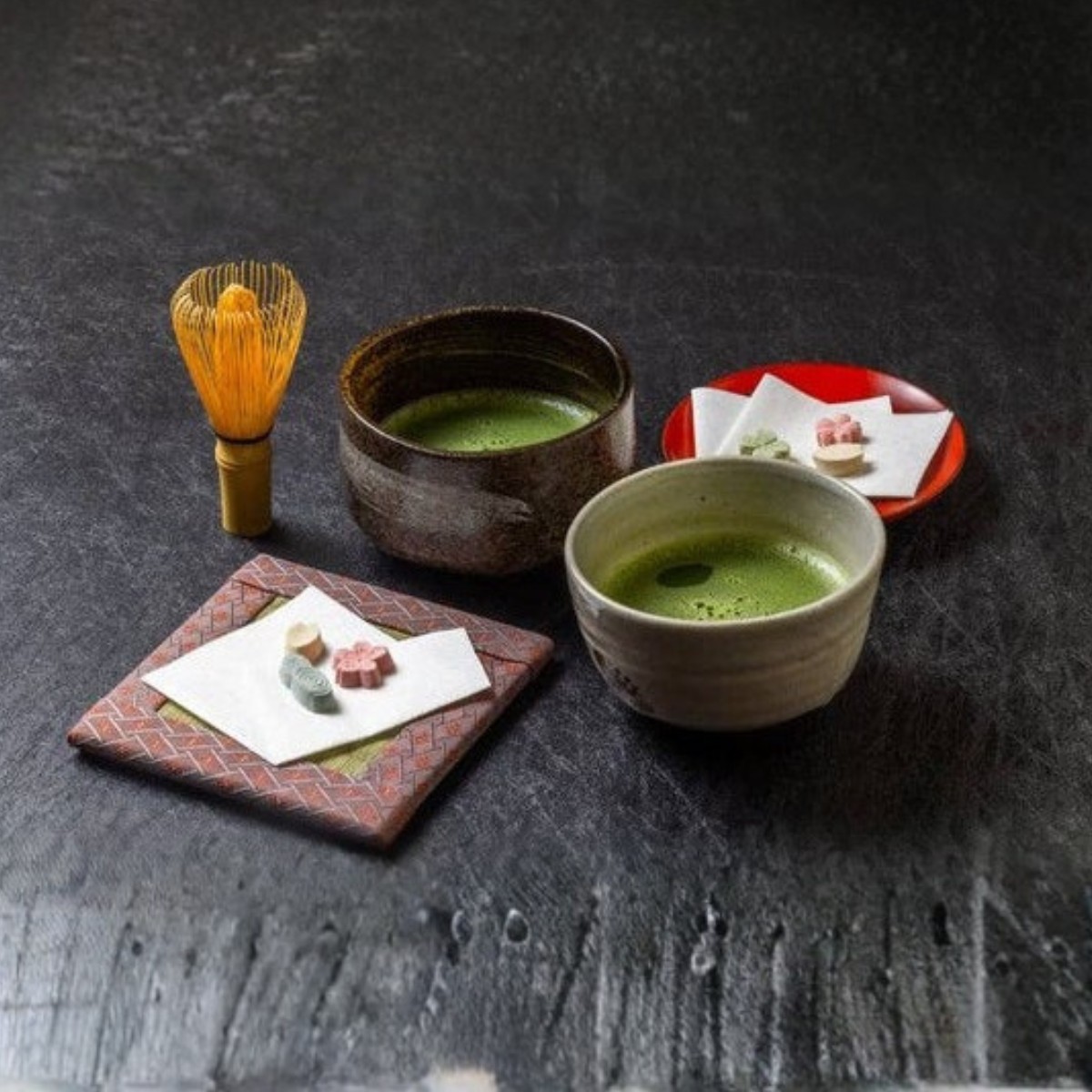 Brushstroke Brown Mino-yaki Chawan