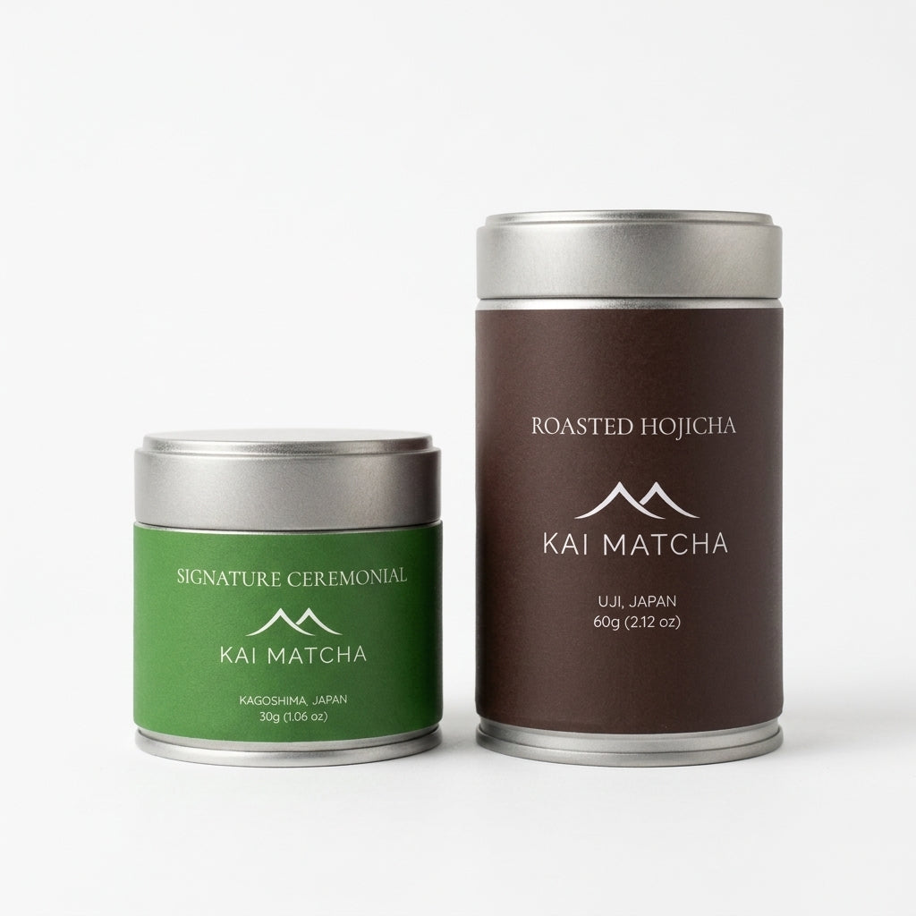 The Matcha & Hojicha Duo