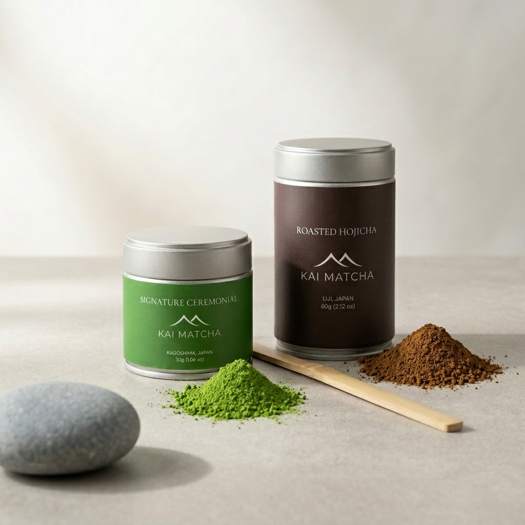 The Matcha & Hojicha Duo