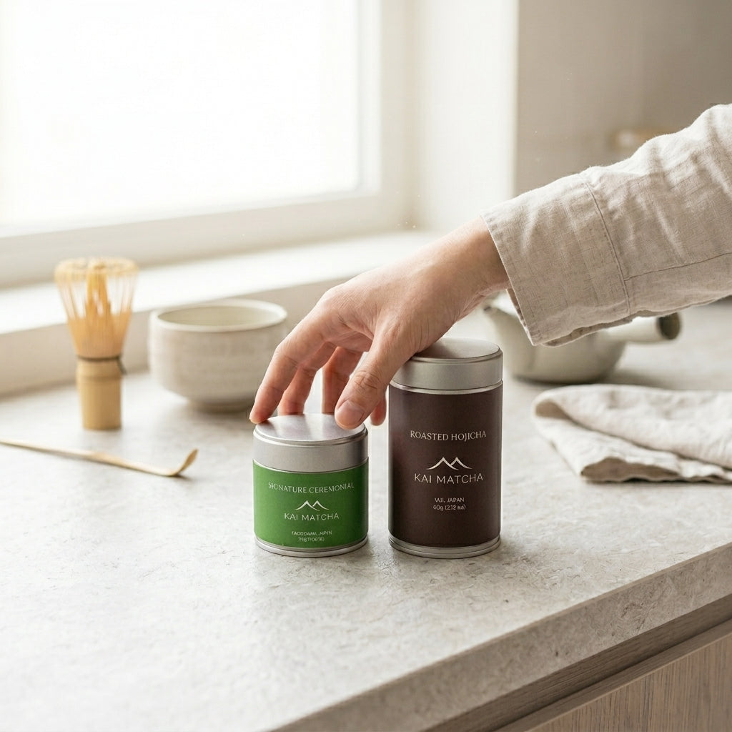 The Matcha & Hojicha Duo