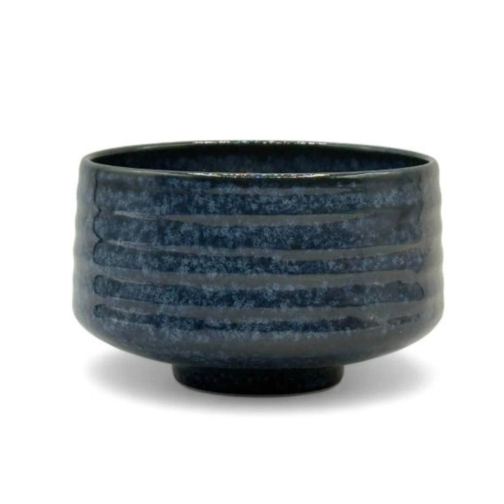 Ruri Kessho Blue Mino-yaki Chawan